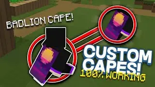 Custom Cape in MCPE! (Badlion Cape) (100% WORKS) (2020)