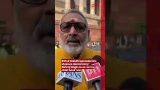 Rahul Gandhi spreads lies, shames democracy: Giriraj Singh on ex-army chief book row