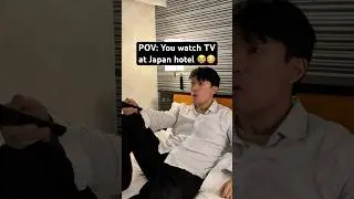 Do NOT watch TV at Japan hotels 😳 #tokyo