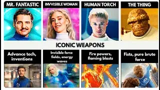 Fantastic Four &ndash; Mr. Fantastic vs Invisible Woman vs Human Torch vs The Thing