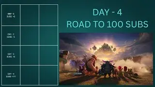 ROAD TO 100 SUBS #coc #coctips #gaming #sumit007 #cocvideo #attackstrategy