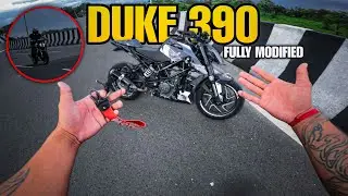 KTM Duke 390 Bs6 Fully Modified 🤯 Custom Wrap |  Duke 390 Flyby ⚡