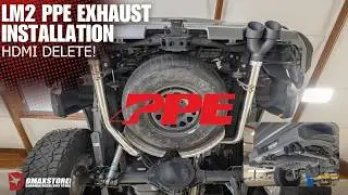 Delete those HDMI Ports! PPE Stainless Steel Exhaust Install on a 2020 Chevy Silverado 1500 Duramax