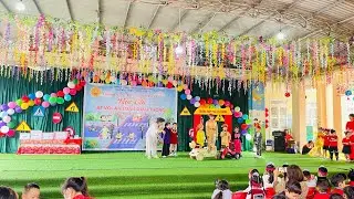 Tiểu phẩm do các bé lớp C5 trường mầm non Đại Cương trình bày trong phần thi tài năng 2023-2024