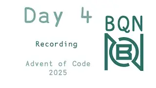 Advent of Code '25 Day 4 in BQN