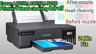 Epson l8050 head cleaning ॥ Epson l8050 printer