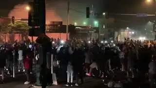 Minneapolis Riots Out Of Control Crowd Flips A Car George Floyd's Death