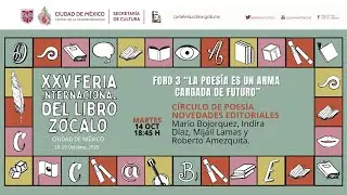 POETRY CIRCLE || Mario Bojorquez, Indira D&iacute;az, Mijail Lamas and Roberto Amezquita.