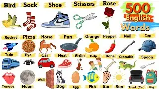 500 Words to Speak English Confidently ✨ | Learn English Vocabulary Part 1