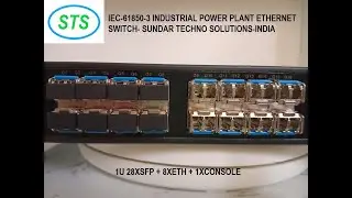 L3 INDUSTRIAL ETHERNET SWITCH IEC618503 SUNDAR TECHNO SOLUTIONS BANGALORE INDIA