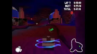 LEGO Racers: Magma Moon Marathon - Time Race - 1:10.21