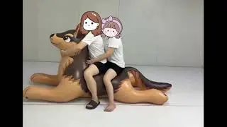 🐕 Jet Creations 7-Foot Cute Shepherd | Giant Lifelike Inflatable Dog