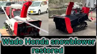 Restoring a Honda snowblower ￼