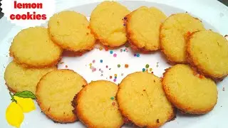 Lemon Cookies Recipe from scratch | Healthy Italian Lemon Cookies | Easy Lemon Sugar Cookies
