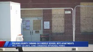 Pulaski County plans to turn Old Middle School into Housing Departments