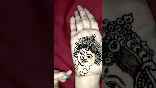 Durga man mehandi//Navratri Navratri special mehandi//mehandi design Navratri special