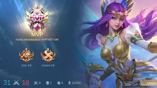 MAGE INSTANT KILL! Odette Build 'Satu Kali Ulti' Langsung Rata! RAHASIA MVP 607x ​🔥​🔥​🔥