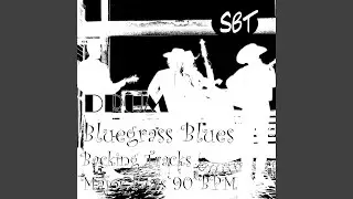 Bluegrass Blues Drum Backing Track in E Major, 90 BPM