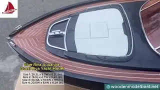 Blue Riva Aquariva Gucci Riva Yacht Model