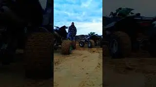 YAHAMA BANSHEE WITH YAMAHA RAPTOR 700R 🤩🤩 thanks my friend 🫡 #atv #banshee #raptors #yamaha #fyp