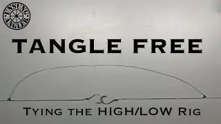 How to tie a High-Low Rig (Chicken Rig) + Tips to Prevent Tangles!