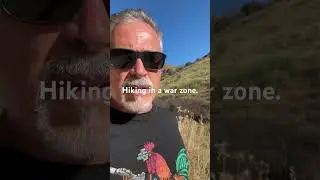 Hiking in a war zone #warzone #travel #war