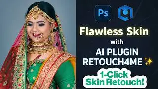 Skin Retouching अब होगा Super Fast! | Photoshop AI Plugin Tutorial (Hindi)