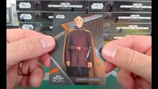 2022 Topps Star Wars Chrome Black 12 Box Case Break #2