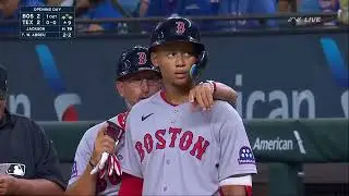 Kristian Campbell gets his 1st Major League Hit on Opening Day 2025!