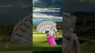 How much money does a golf player make in india?
