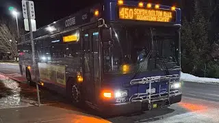 On board gillig bus 4215 full ride on route 450 