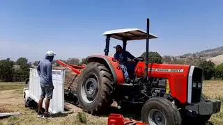 MF 285 TURBO DE 90 HP #Ensamble Rastra 24 discos y arado de 4 discos#