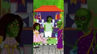 भूतिया चुड़ैल लेकर आए गधा | Hindi Horror Stories | Kahaniya | #shorts #haunted #animation