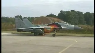 German MiG-29, swiss F-18 in Laage 21.8.2003