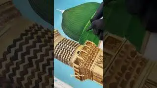 Masjide nabawi painting🥰 Realistic artwork and aesthetic drawing😍 #masjidenabwi #madina #painting