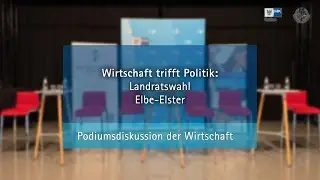 Wirtschaft trifft Politik: Podiumsdiskussion zur Landratswahl Elbe-Elster