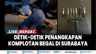 🔴 BERAKSI LIMA KALI, KOMPLOTAN BEGAL DIRINGKUS di Pinggir Jalan di Surabaya, Jadi Video Viral