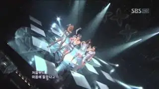 4Minute - Mirror, mirror @SBS Inkigayo Popular song 20110501