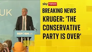 Conservative MP and shadow minister Danny Kruger defects to Reform