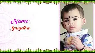 Kushi 1st Birthday Invitation video