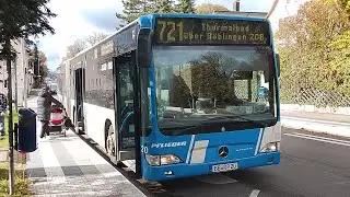 Mitfahrt: Pflieger Omnibusverkehr Mercedes Benz Citaro O530 Facelift G Wagennummer 20 p