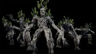 Tree ent birch (game engine ready model)