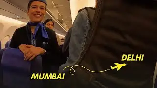 Mumbai to Delhi Flight : Flying with Indigo during early morning , Beautiful sunrise view !