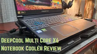 DEEPCOOL Multi Core X6 Notebook Cooler Review in-depth | Value for Money Notebook Cooler 🥶