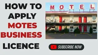How To Apply Motel Business License I Motel Business License Kaise Banaye I Motel Business License I