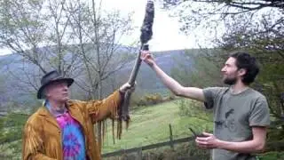 UISNEACH BELTAINE FESTIVAL FLAME GOES TO WICKLOW 2010.wmv