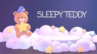 Baby Sleep Music 💤 Cute Teddy Bear Holding Star Lullaby | Sweet Dreams