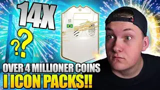 Jeg brukte over 4 MILLIONER på PRIME MOMENTS ICON PACKS! Min siste FIFA 20 Pack opening