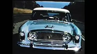 1956 Nash Ambassador with sportswriter Ed Zern