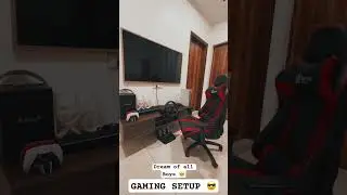GAMING SETUP || PLAYSTATION 5 || SONY || LOGITECH G29 || STEERING WHEEL || Dream of all boys 🤩🎮🕹️